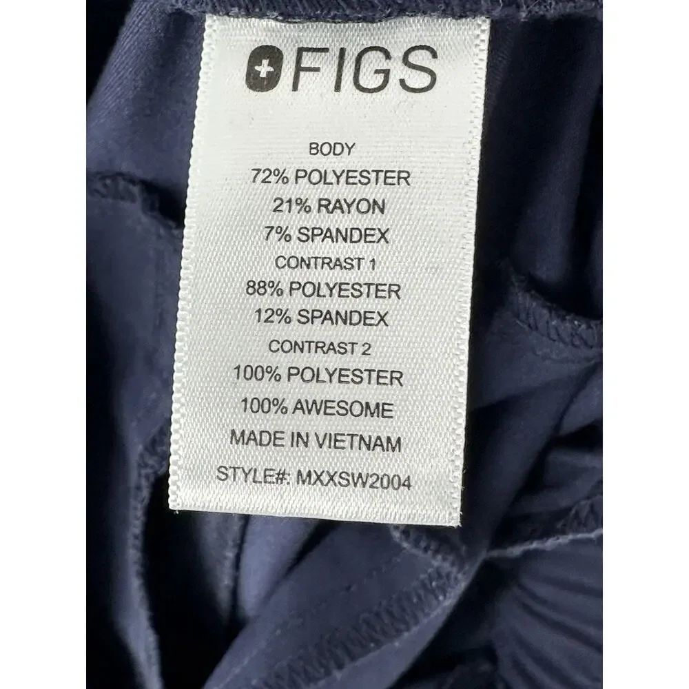 Figs Men Tansen Jogger Scrub Pants Size S Short MXXSW2004 Medical Navy Blue EUC